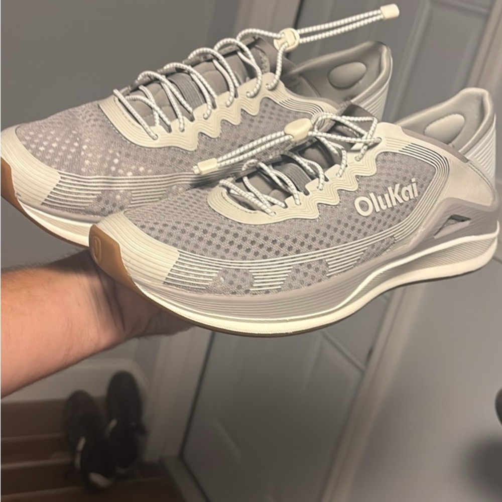 OluKai Light Gray Sneakers